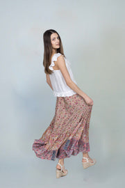 Beatrice Boho Patchwork Skirt