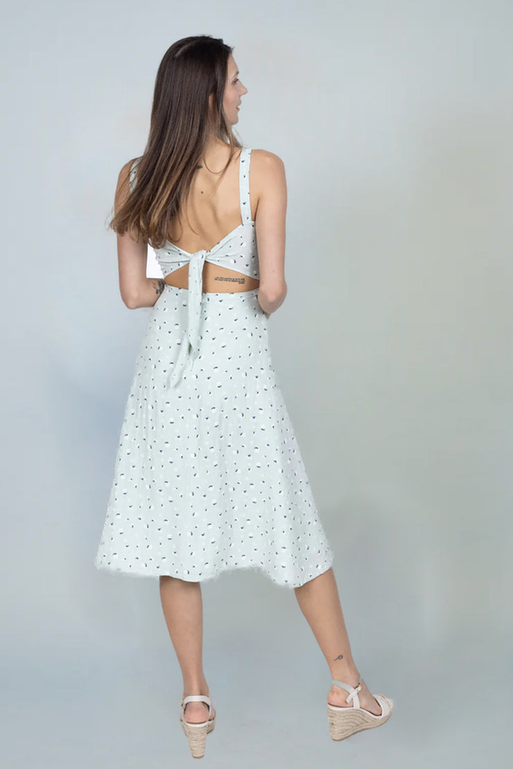 Fausta Mint Print Dress