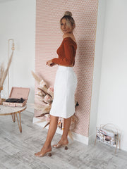 Katya White Skirt