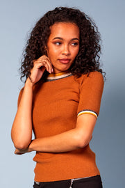 Gabriela Camel Top