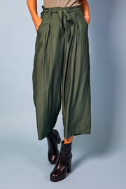 Laura Belted Pants - Green