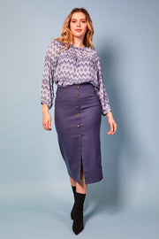 Greta Skirt - Navy