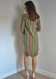 Rosa Striped Shirt Dress